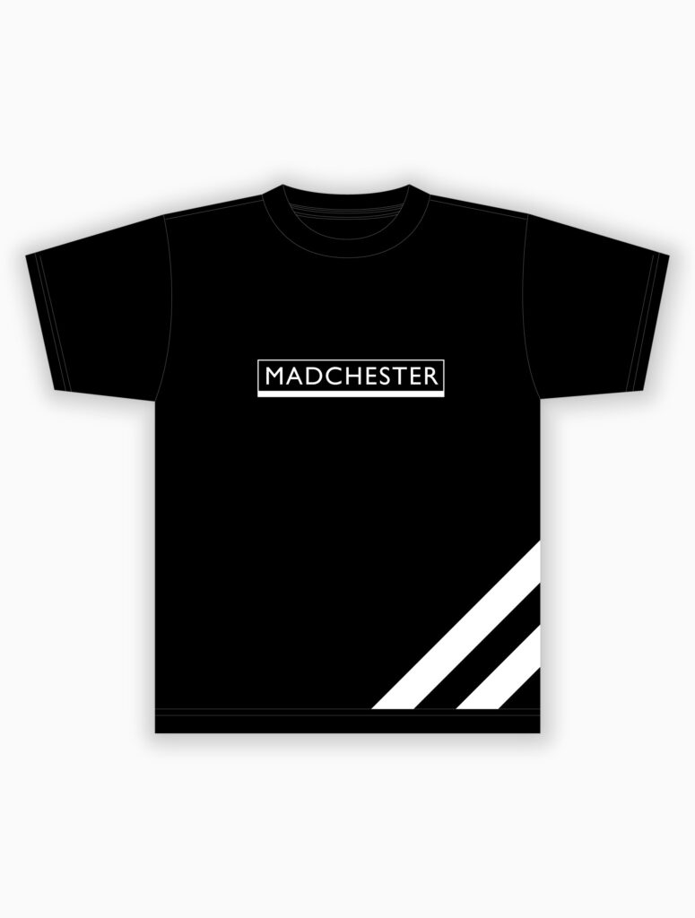 T-Shirt + “マッドチェスターの光芒: ニュー・オーダーからザ・ストーン・ローゼズへ MADCHESTER 1988-1992”